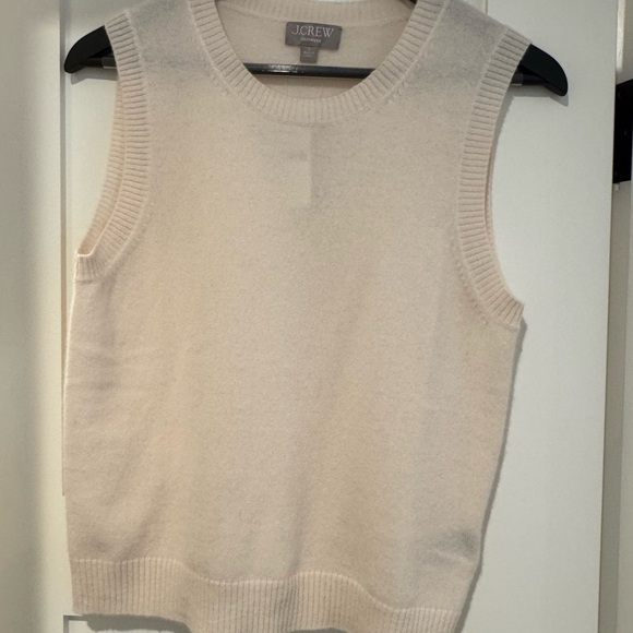 J. Crew Sweaters - J. Crew Ivory Cashmere Vest